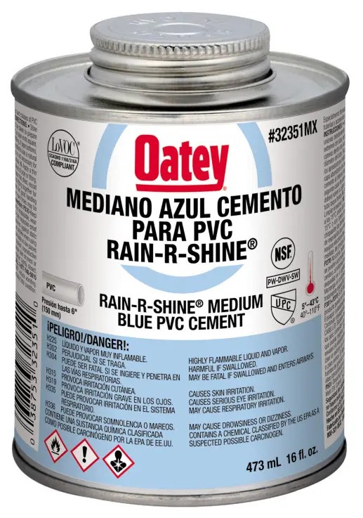 Cemento Oatey Rain-R-Shine
